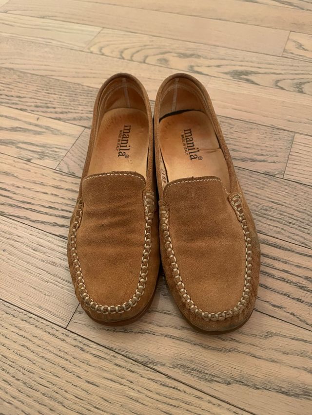 Mocassini Manila Donna Beige/Marrone