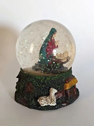 Bola Navidad Virgen y Niño