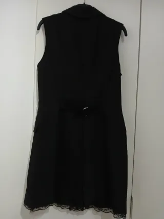 Mono tipo blazer Zara negro con encaje