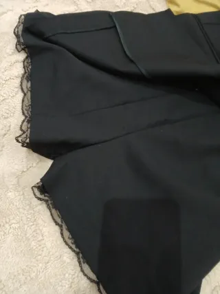 Mono tipo blazer Zara negro con encaje