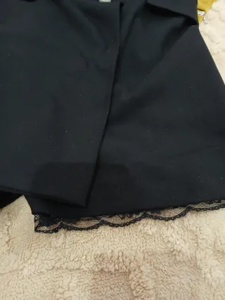 Mono tipo blazer Zara negro con encaje