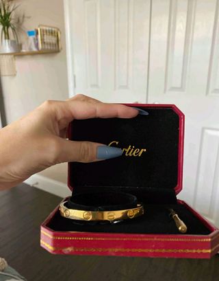 Pulsera Cartier  Love Dorada