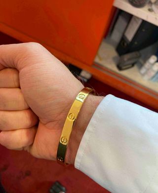 Pulsera Cartier  Love Dorada