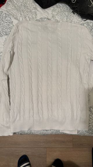 Jersey Hollister Blanco Trenzado