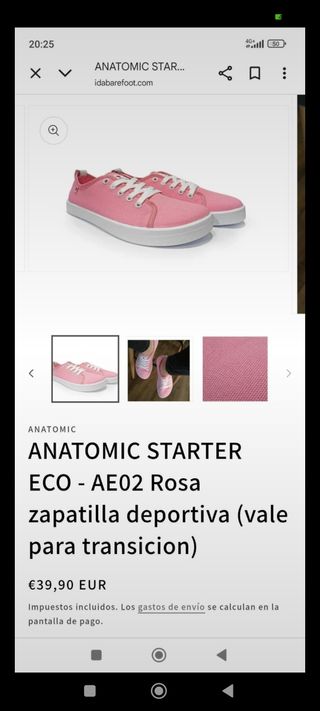 Zapatillas Anatomic Starter Rojas