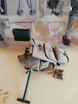 1/6 Dragón wwii Guam M1919 MG team hunt & peck