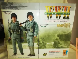 1/6 Dragón wwii Guam M1919 MG team hunt & peck