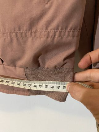 Chaqueta bomber vintage rosa M-L