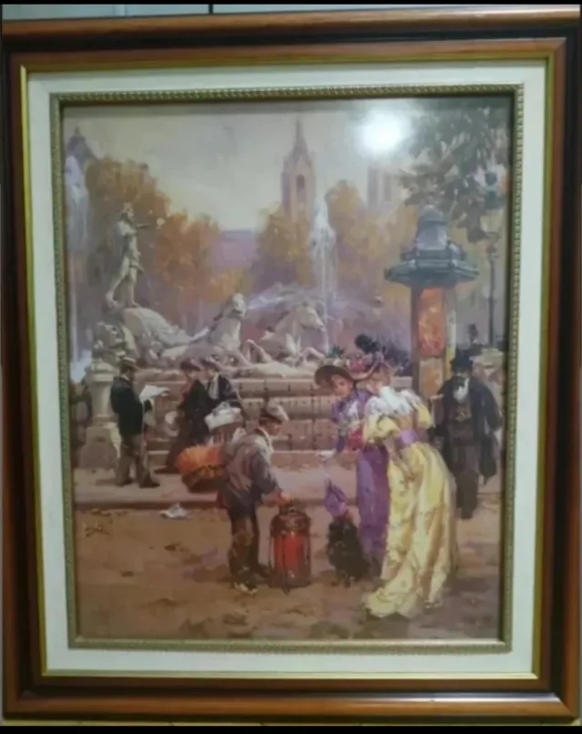 Cuadro antiguo Madrid