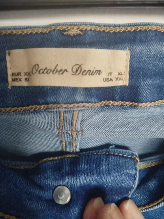 Pantalón vaquero mujer talla grande XXL