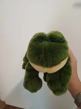 Peluche burattino rana cra cra