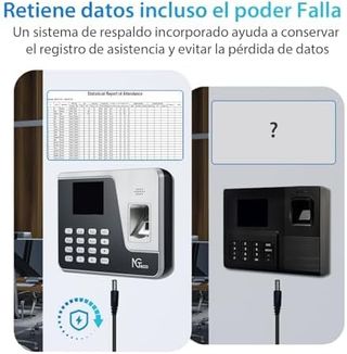 NGTeco Control Horario Empleados Huella Dactilar