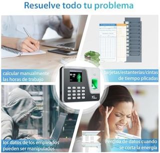 NGTeco Control Horario Empleados Huella Dactilar