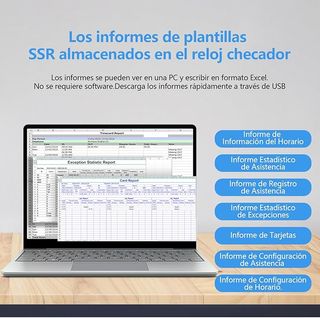 NGTeco Control Horario Empleados Huella Dactilar