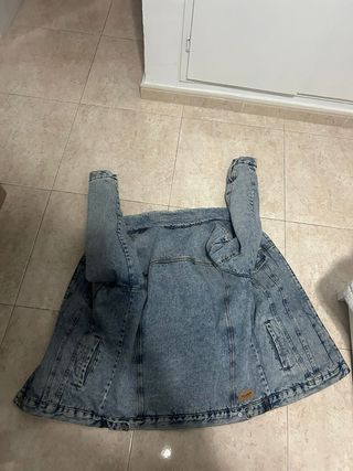 Cazadora vaquera hombre forrada de borrego por den