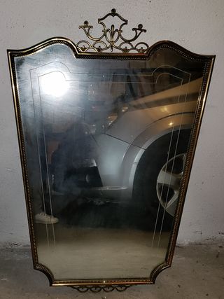 Specchio antico dorato inizio '900