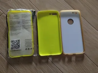 3 Custodie Silicone iPhone 8 Plus Giallo