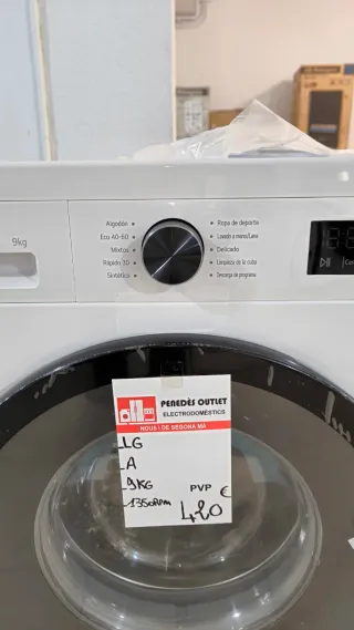 Lavadora Nueva LG 9kg A con garantía.