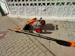 Kayak 2 plazas con carrito y remos