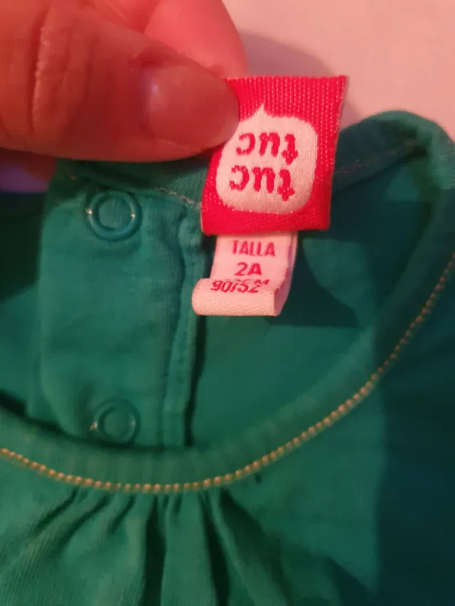 Lote 5 camisetas manga corta niña