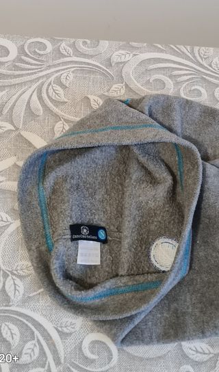 Scaldacollo SSC Napoli cotone grigio