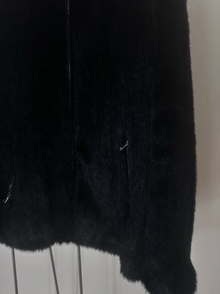 Chaquetón negro Zara