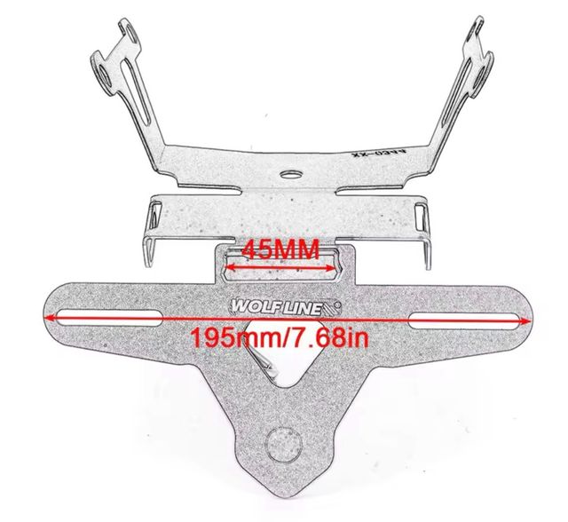 Soporte Matrícula Honda CB650R