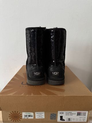 Botas UGG Lentejuelas Negras Talla 36
