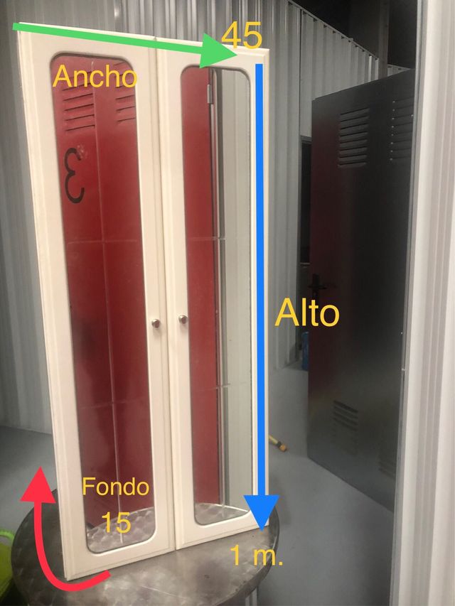 2 Muebles de Baño con espejo biselado