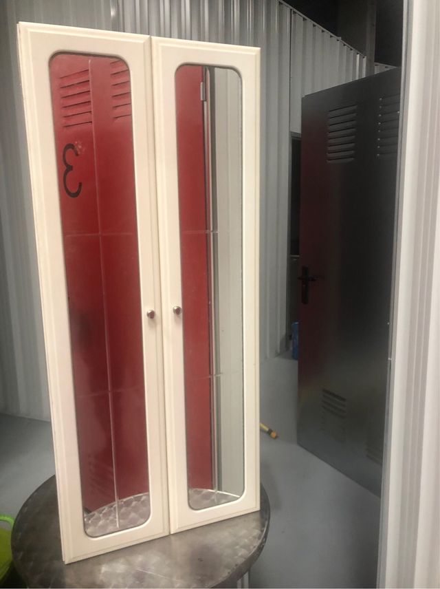 2 Muebles de Baño con espejo biselado