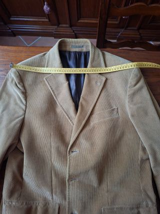 Blazer uomo velluto beige vintage