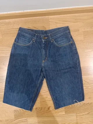 Pantalones cortos vaqueros Lee azules