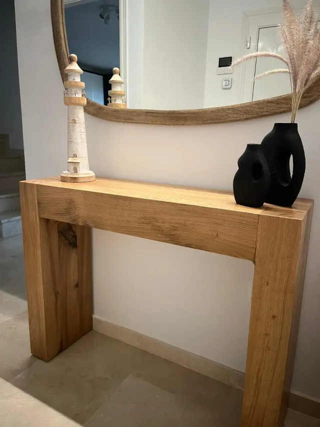 Tavolino d'ingresso in legno