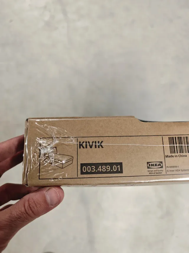 Funda chaiselong gris Kivik Ikea