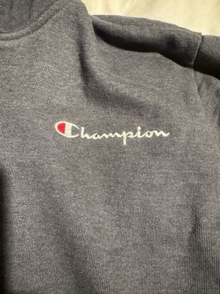 Felpa Champion vintage grigia con zip