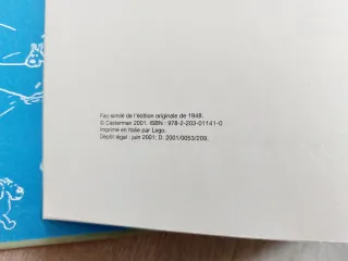 Tintin Les 7 Boules De Cristal fac-similé