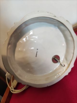 Lampada ceramica Bassano coppia figure