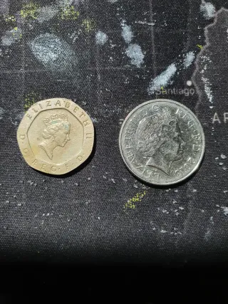 2 Sterline Inglesi da Collezione