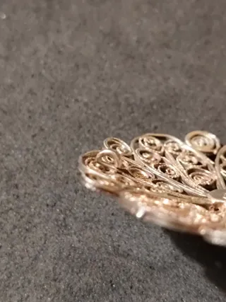 Colgante de Plata Filigrana Victoriano