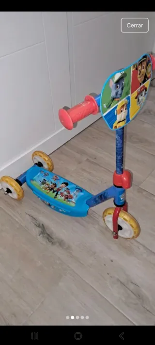 Patinete 3 Ruedas Patrulla Canina