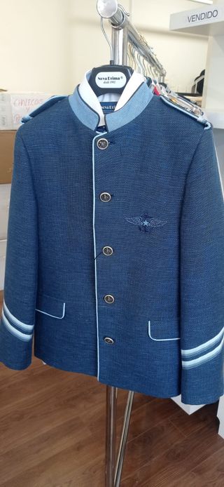 Traje Almirante Comunión Niño Azul