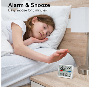 Despertador digital LCD termómetro higrómetro NEW