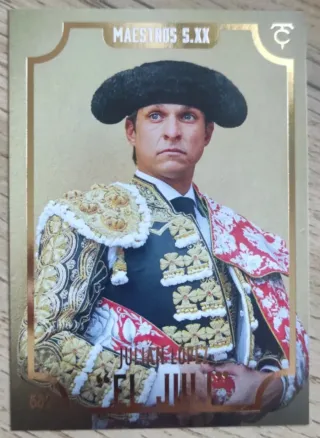 Cromo de torero El Juli