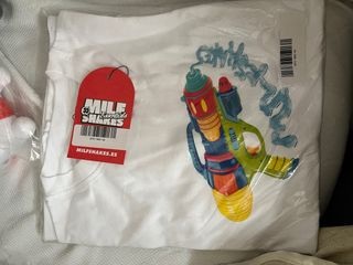 Camiseta Milfshakes Blanca Estampada