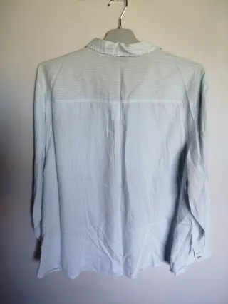 Camisa Venca Talla 48 Rayas Finas Azul