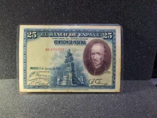 Billete 25 Pesetas Banco de España 1928