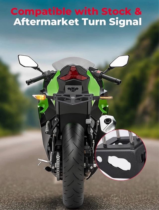 Portamatrículas KEMI MOTO Kawasaki Ninja 400