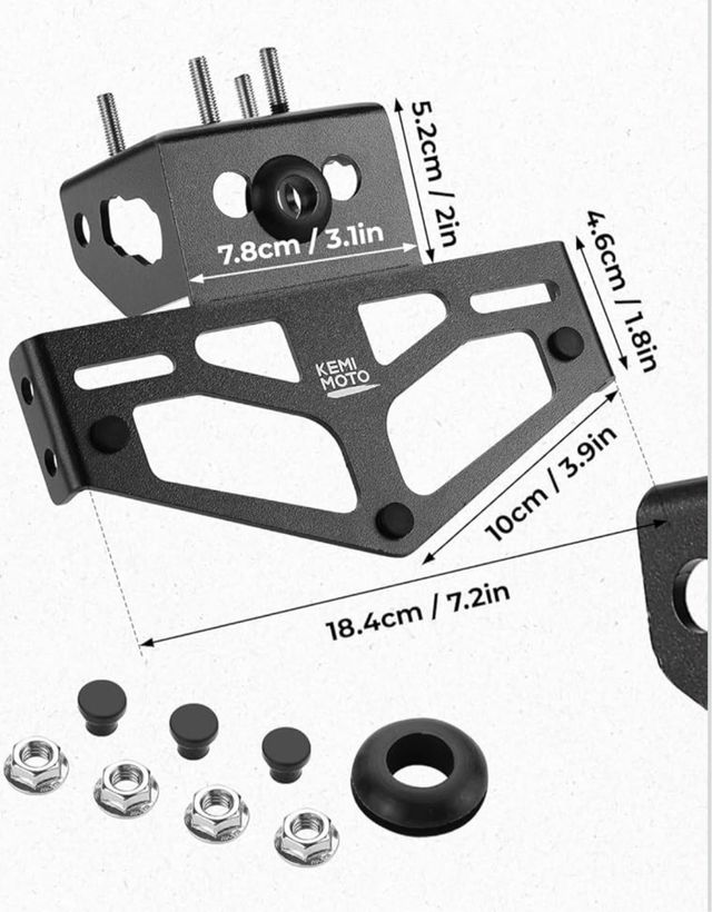 Portamatrículas KEMI MOTO Kawasaki Ninja 400