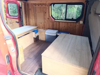 Furgoneta para reparar