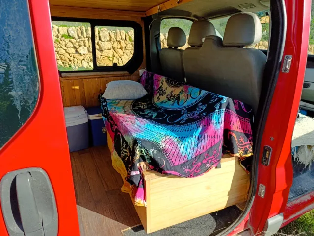 Furgoneta para reparar